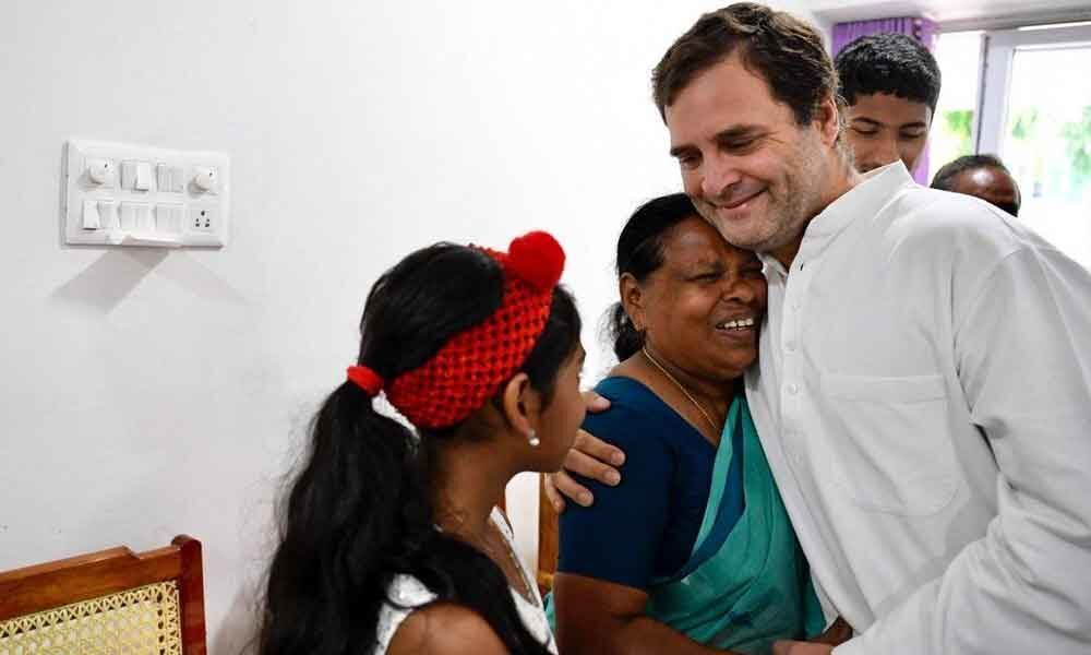 Rahul Gandhi meets Kerala nurse who held him in her hands like a baby
