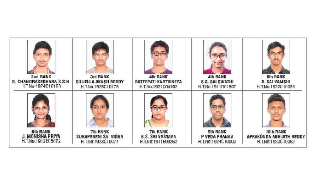 Narayana students excel in TS Eamcet 2019