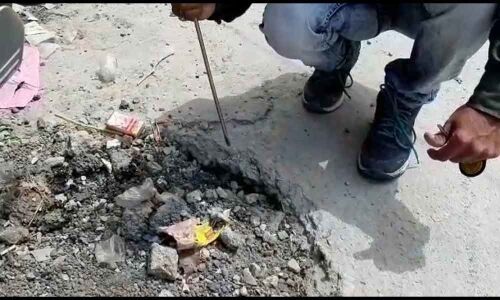 Residents lament poor quality of newly-laid road