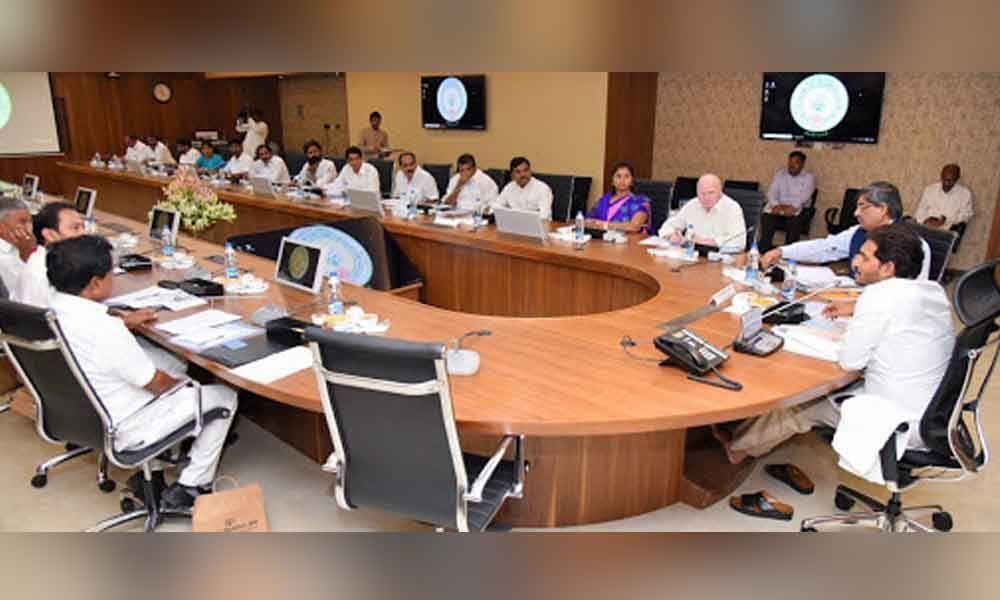 Cabinet discussing on merger of APSRTC in Government