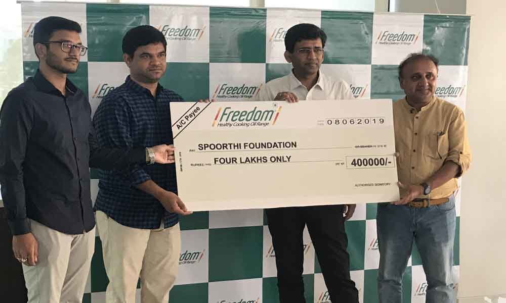 Freedom oil joins hands with NGO
