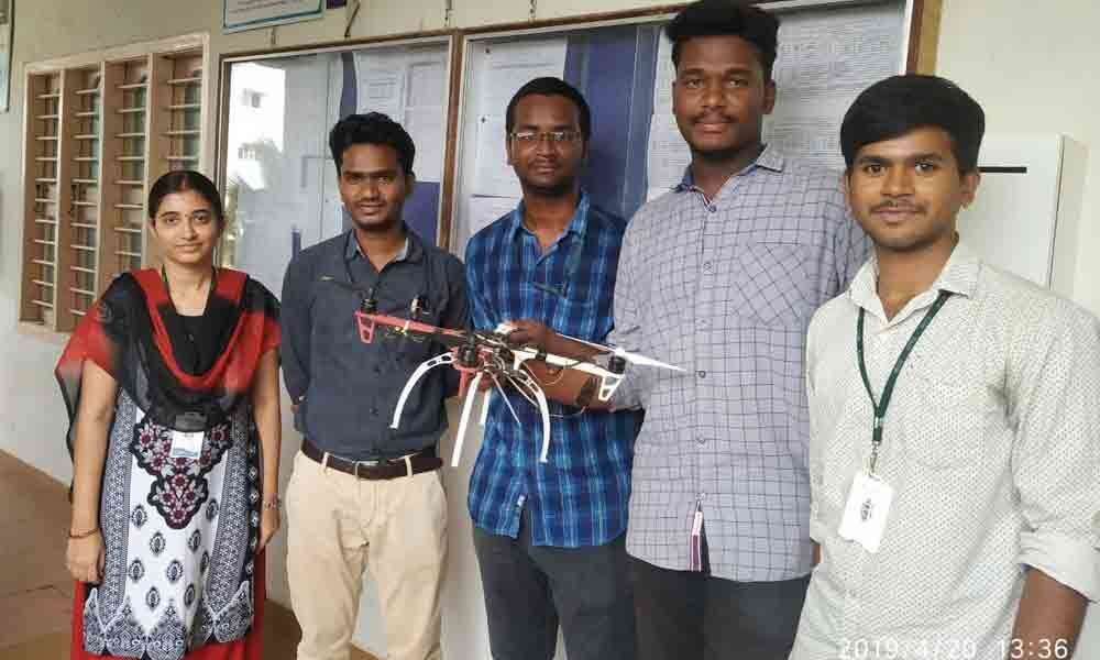 Madanapalle Institute of Technology & Science students develop drone for medical needs