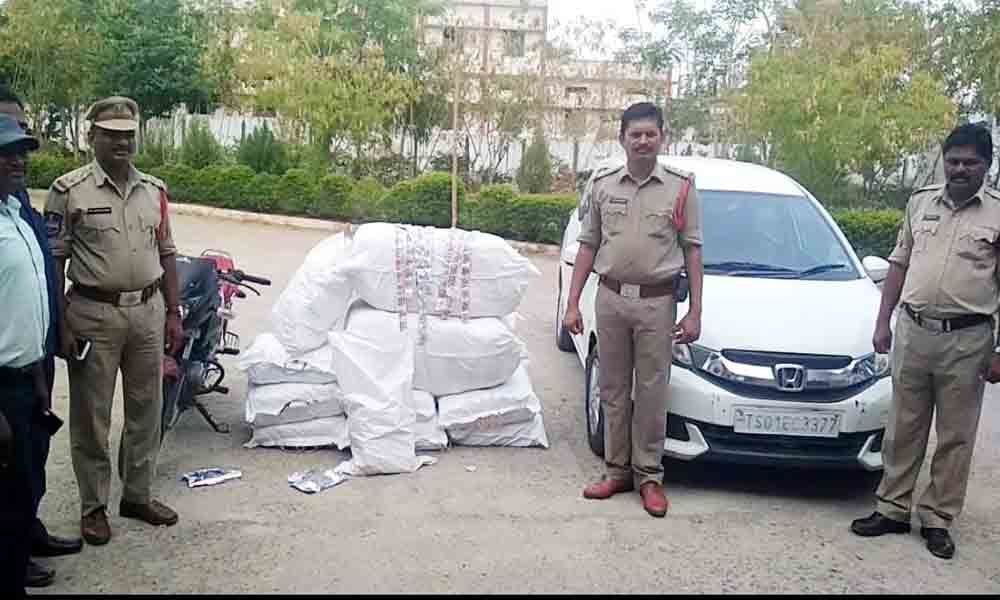 Gutka worth 1.80 lakh seized in Nirmal