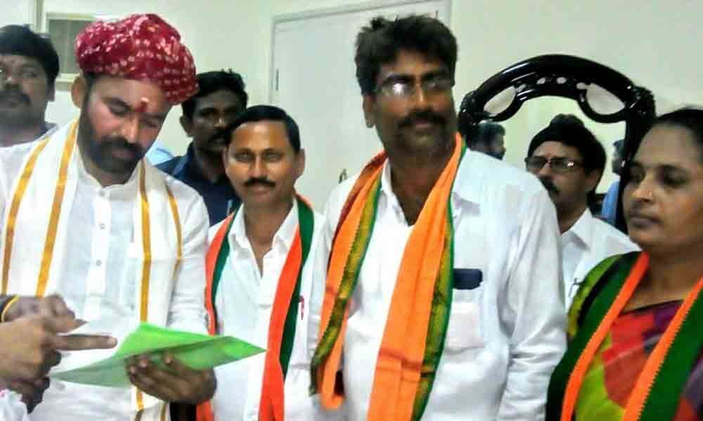 District BJP leaders call on Kishan Reddy