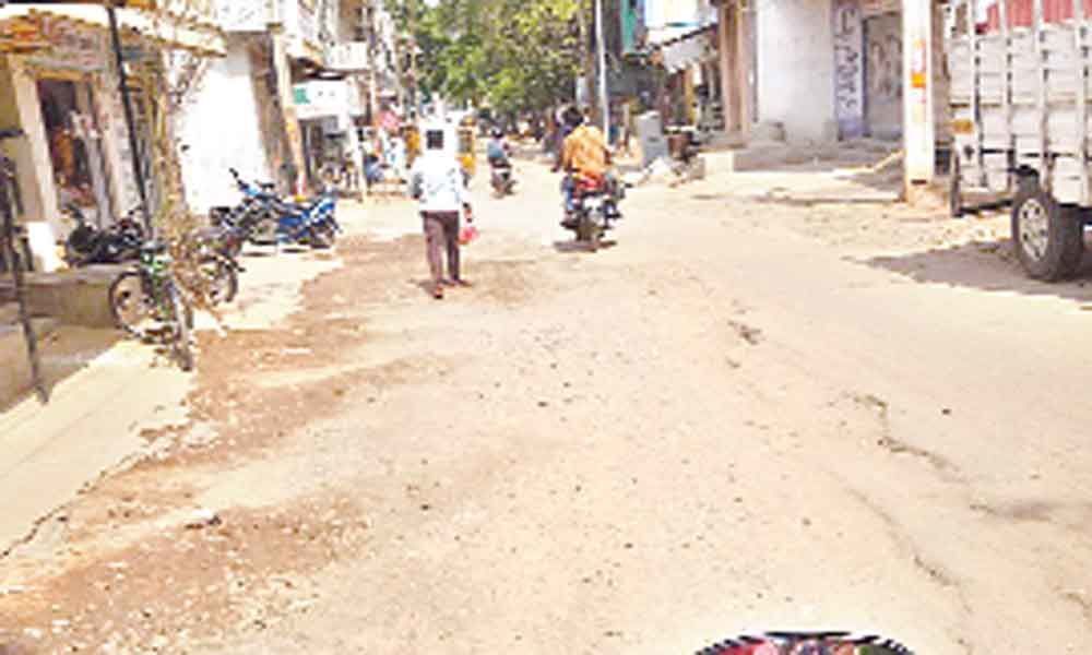 Sai Baba Nagar rues bad state of road