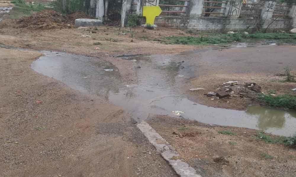 Sewage overflows at Bolarum colony