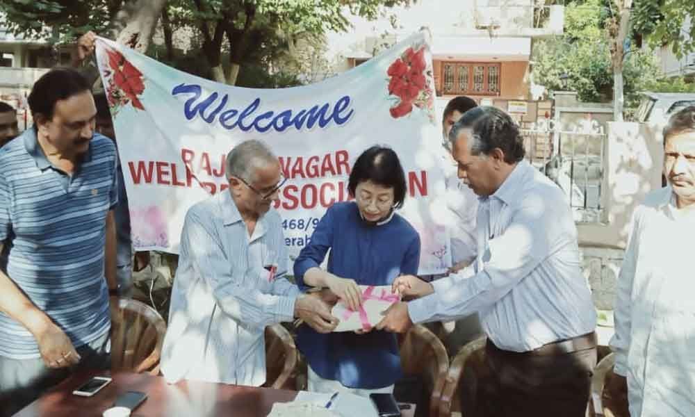 Japan International Cooperation Agency delegation visits Rajeev Nagar