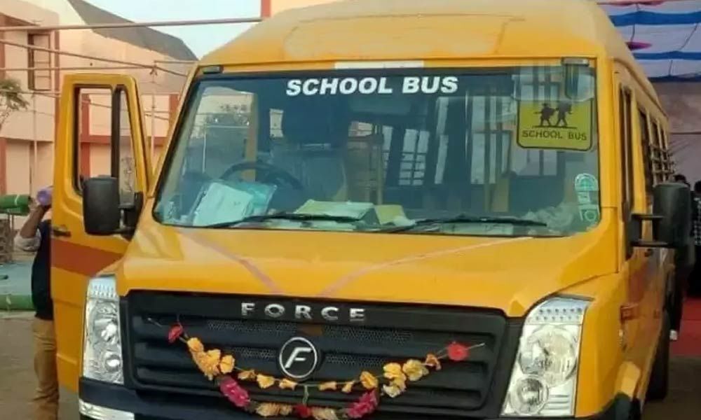 3 cases registered and 11 school buses seized for not clearing fitness test in RangaReddy district
