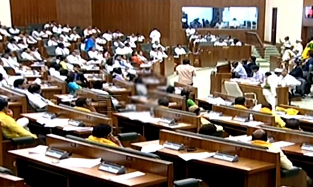 AP Assembly lobby seen busy with MLAs