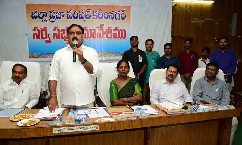 Karimnagar: Proposal to give cheque power to sarpanches