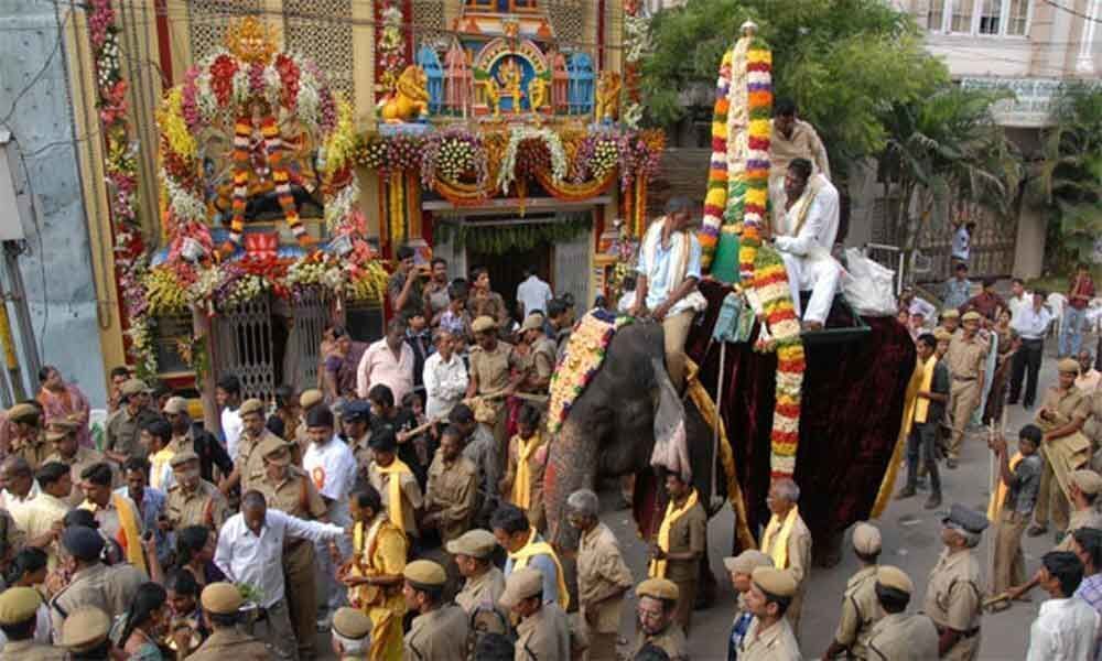 Elephant sought for Bonalu, Moharrum