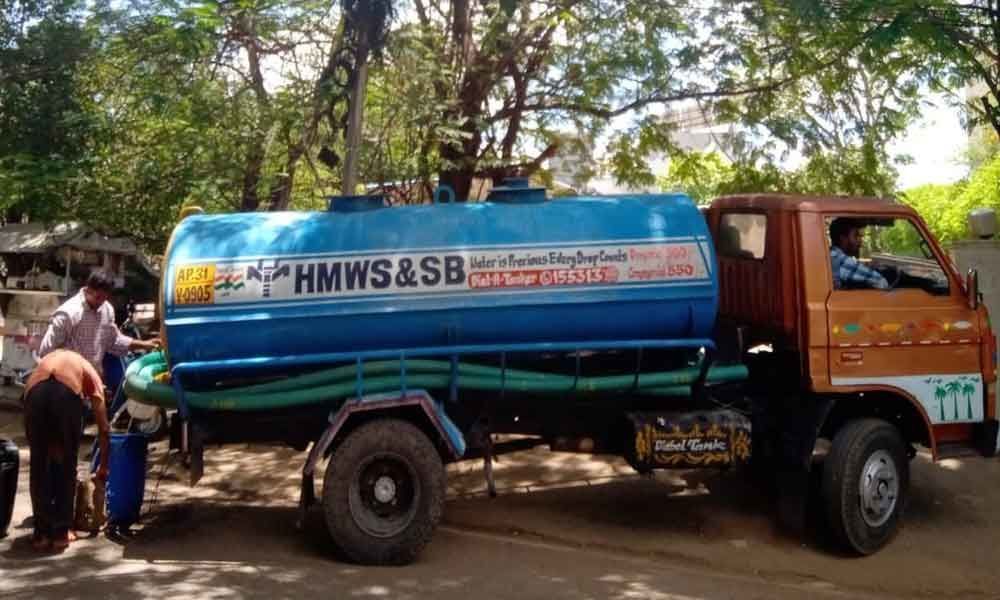 Demand for water tankers shoots up