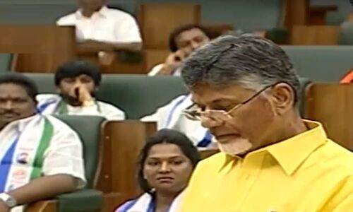 Chandrababu Naidu takes oath as MLA