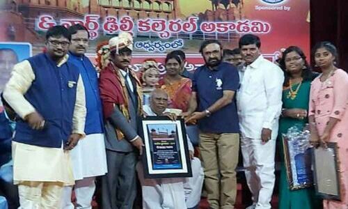 Dr SL Narayana receives award for entrepreneurship development