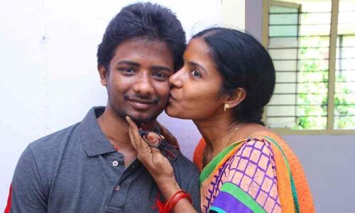 A mother who stitched her sons future