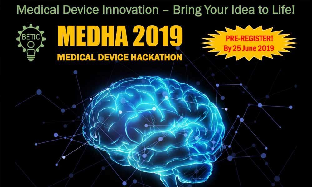 BETiC IIT-B launches Medical Device Hackathon - MEDHA 2019