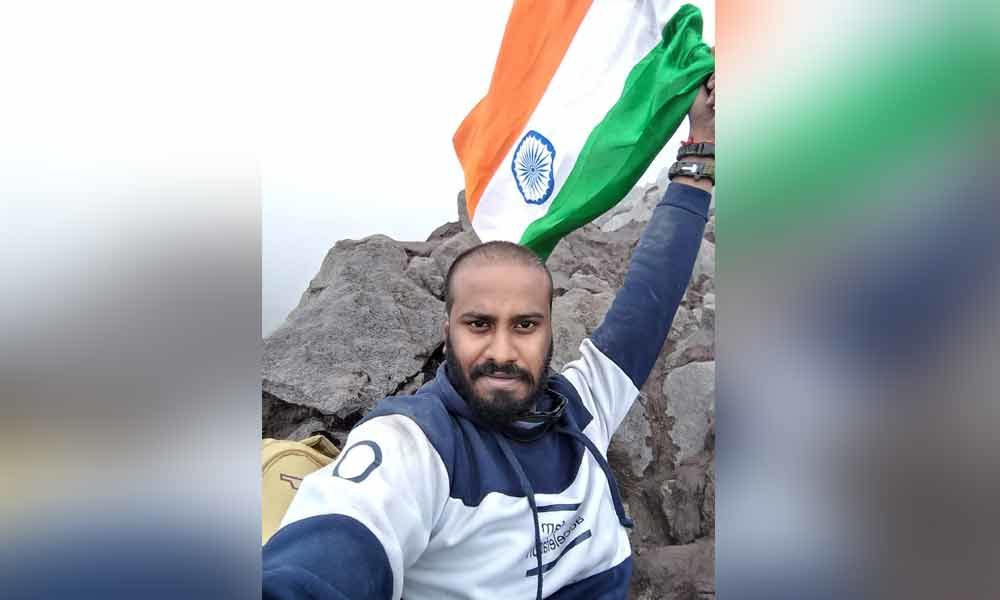 Hyderabads Sai Teja Peddineni injured while climbing volcano