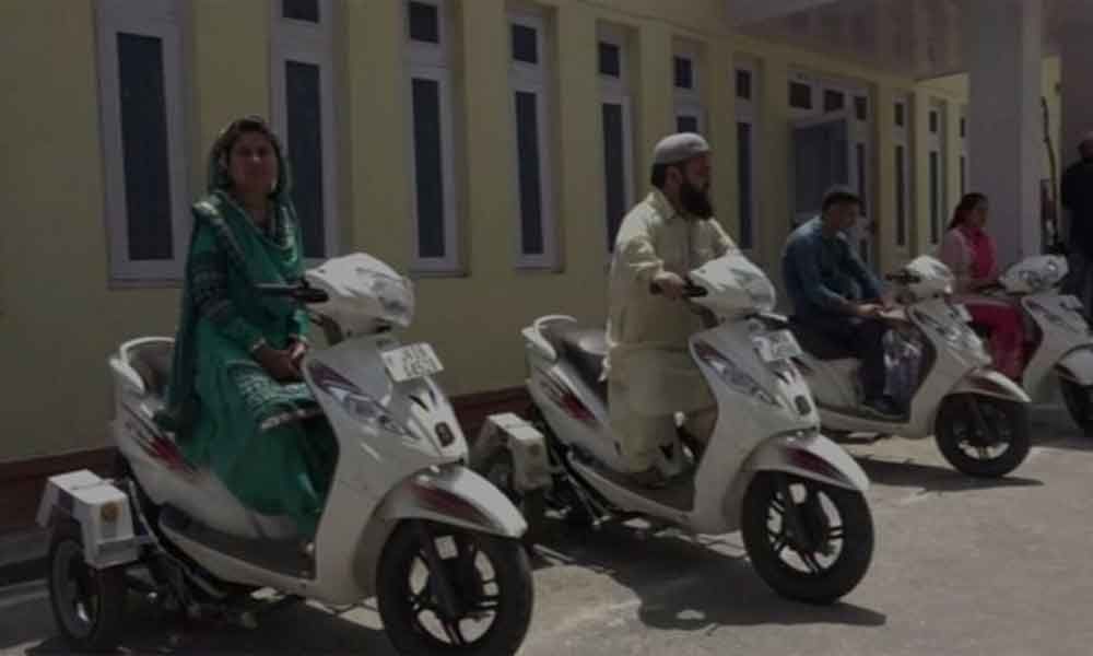 Jammu and Kashmir: Specially designed scooters distributed to physically challenged in Doda