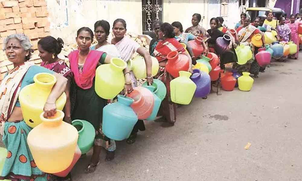Severe water crisis in Tamil Nadu