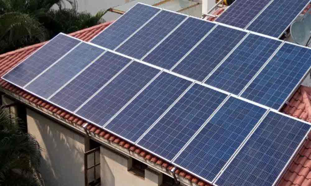 Solar power plant installed at Customs & Central GST Department