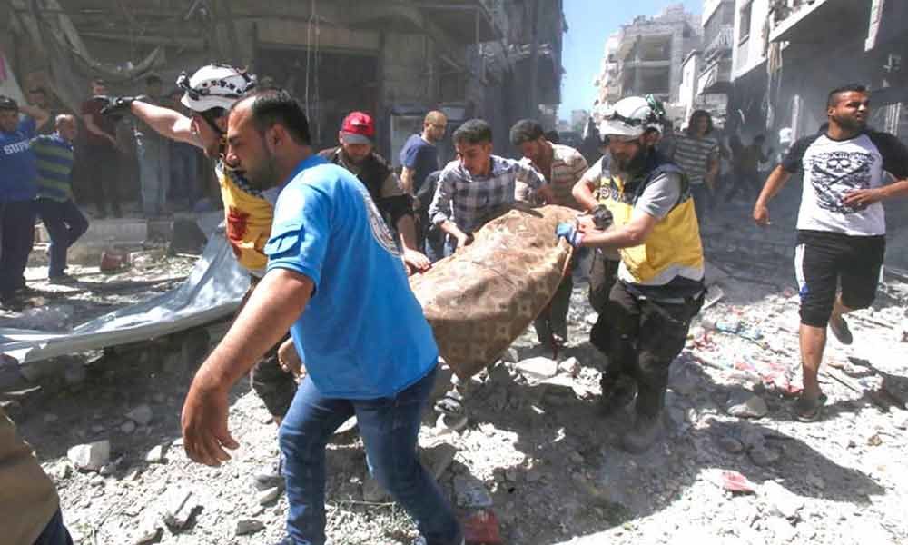 28 including 17 civilians killed in regime attacks in Syria