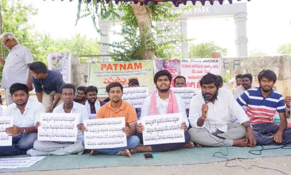 Rage in the form of protests continue in Warangal