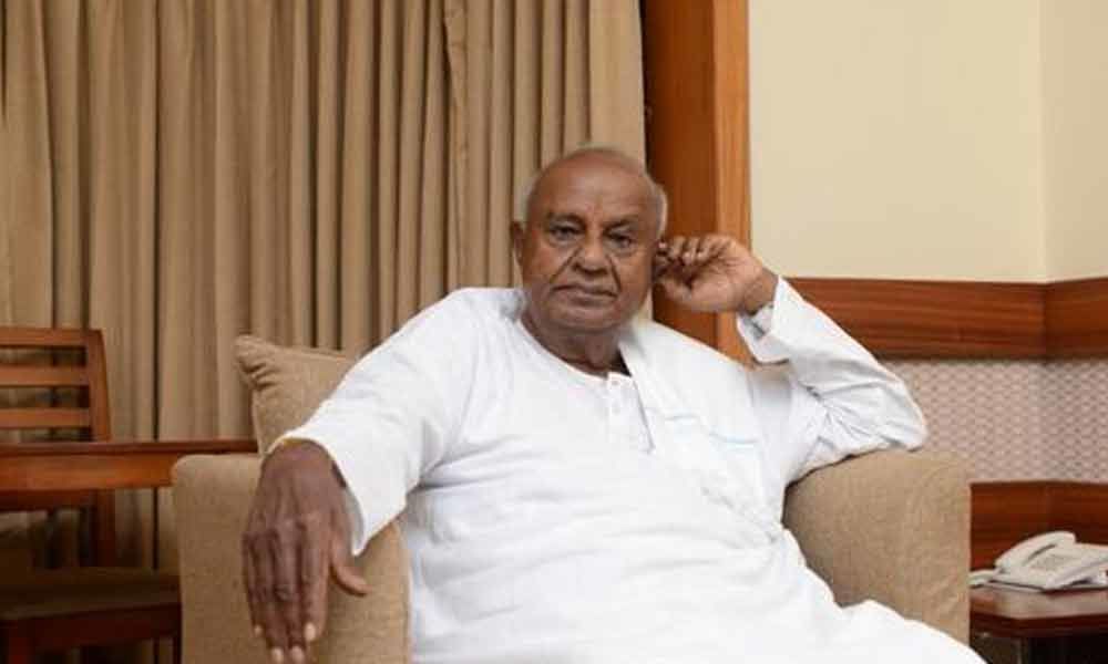 Deve Gowda denies saying mid-term polls in Karnataka soon