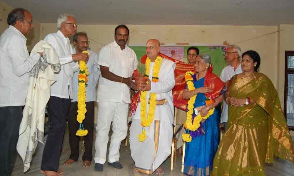 Viswanadha Gopala Krishna felicitated GUDA