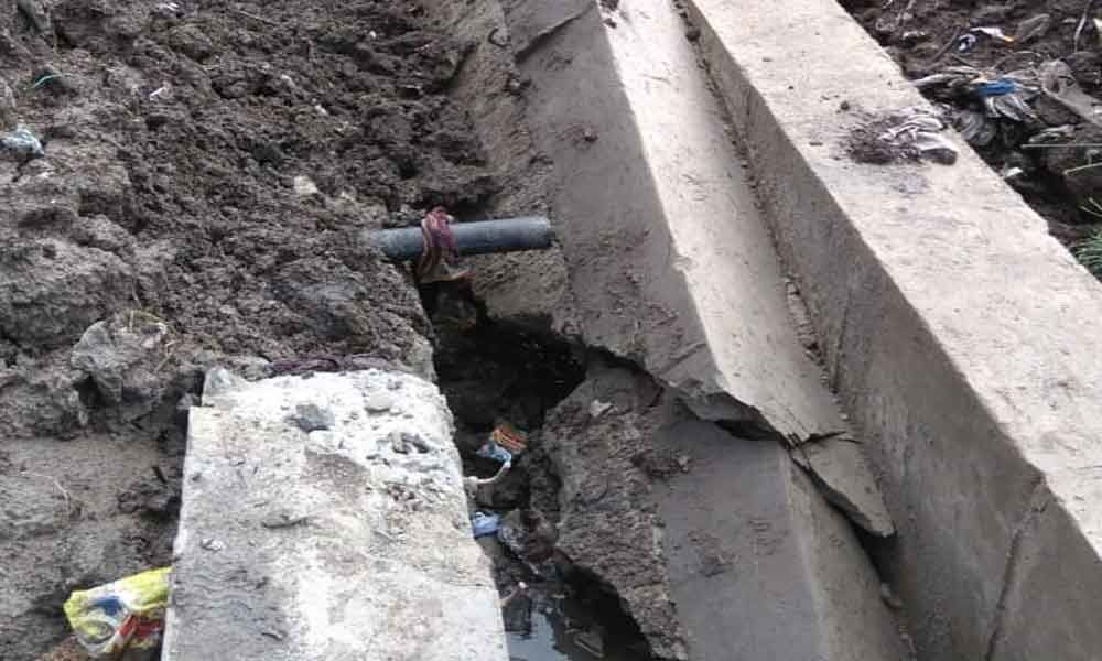 Poorly built drain wall collapse sparks anger