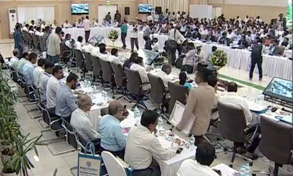 CM YS Jagan warning to MLAs during Collectors conference