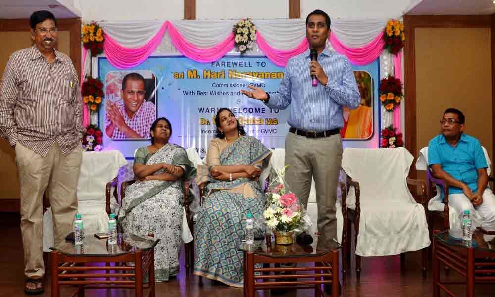 Services of outgoing GVMC Commissioner lauded