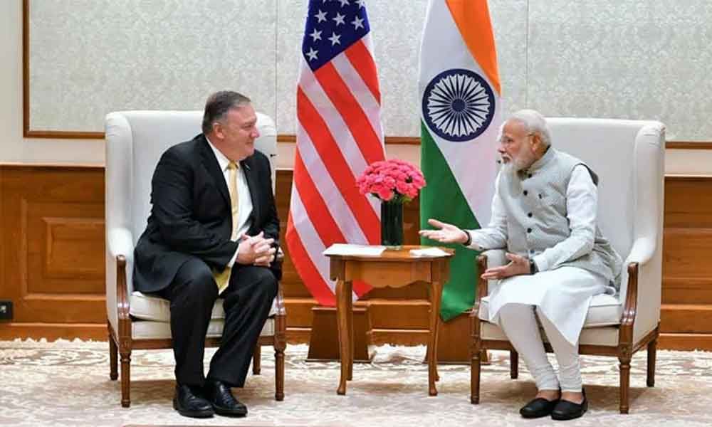US Secretary Mike Pompeo meets PM Modi