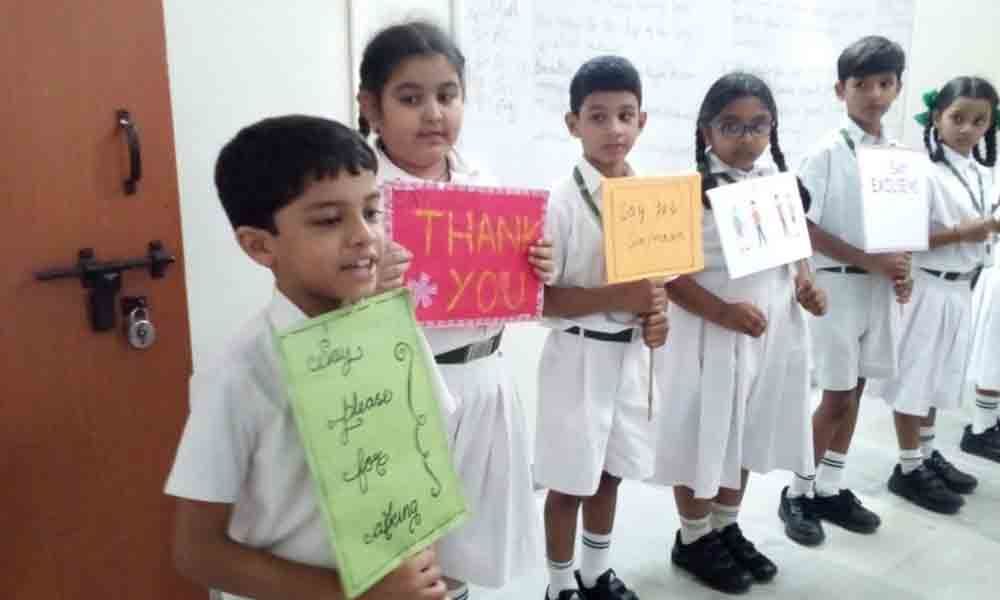 Delhi Public School Nacharam celebrates Social Manners Week
