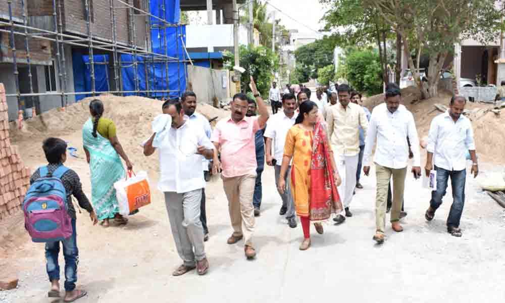 Corporator angry as works left unfinished in Hastinapuram