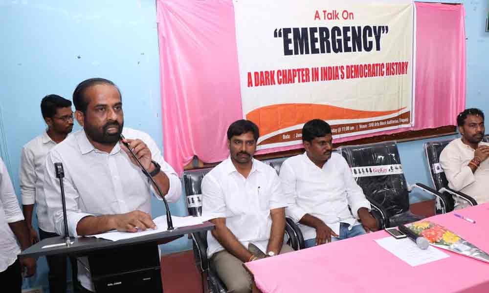 Dark days of 1975 emergency recalled at Sri Venkateswara University