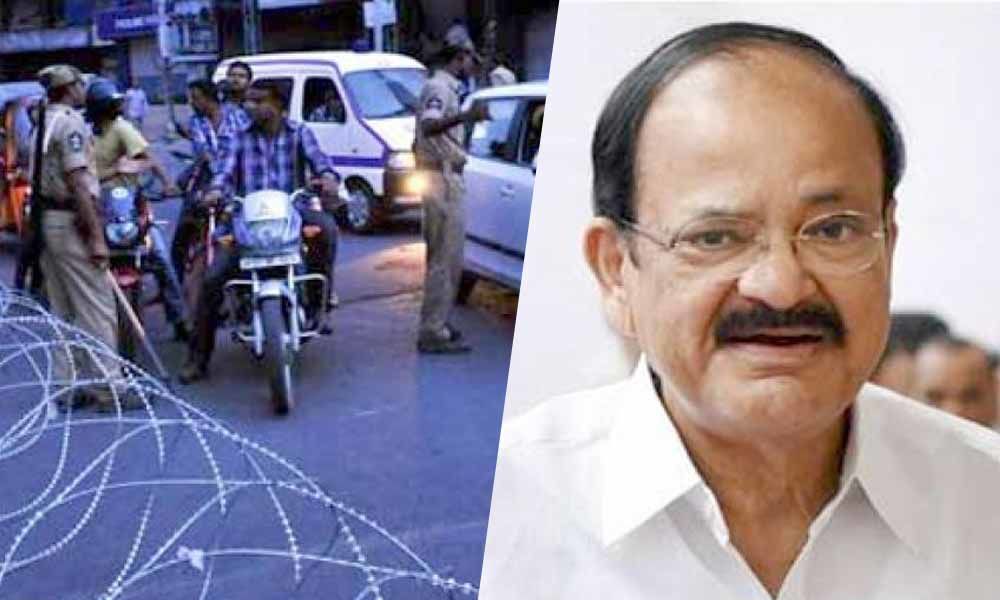 Traffic curbs for Vice Presidents visit
