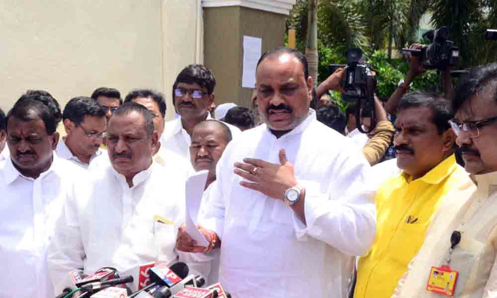 All permissions were taken for Naidus house: TDP