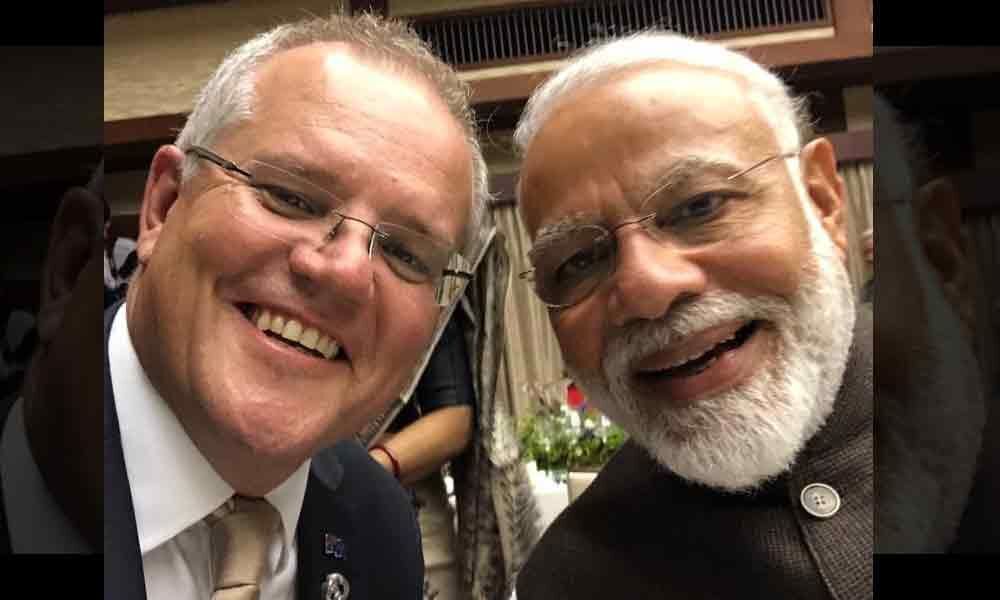 Australian PM tweets selfie with Modi at G20 sidelines, says Kithana acha he Modi!