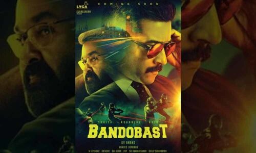 SS Rajamouli Unveils Bandobast Poster, Starring Suriya and Mohan Lal