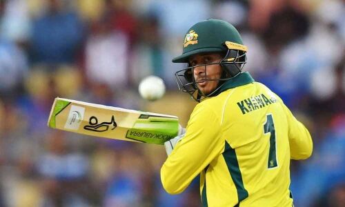 Bolt hat-trick stops Australia at 243/9 after Khawaja, Carey fifties