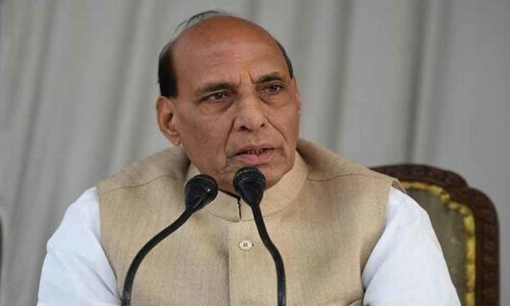 Rajnath Singh, Andhra CM review infra projects, Navy plans at ENC