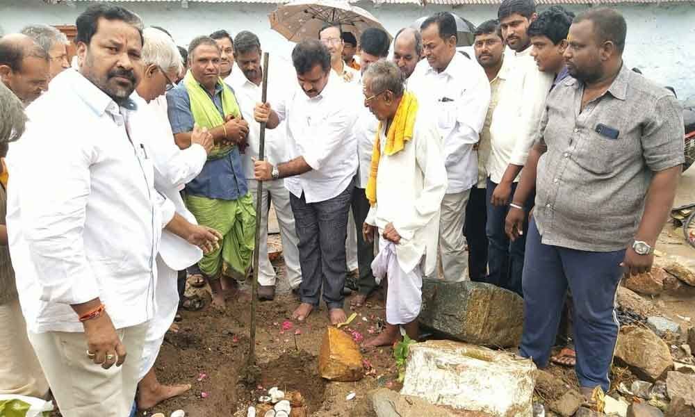 Foundation stone laid for Barahmin Association