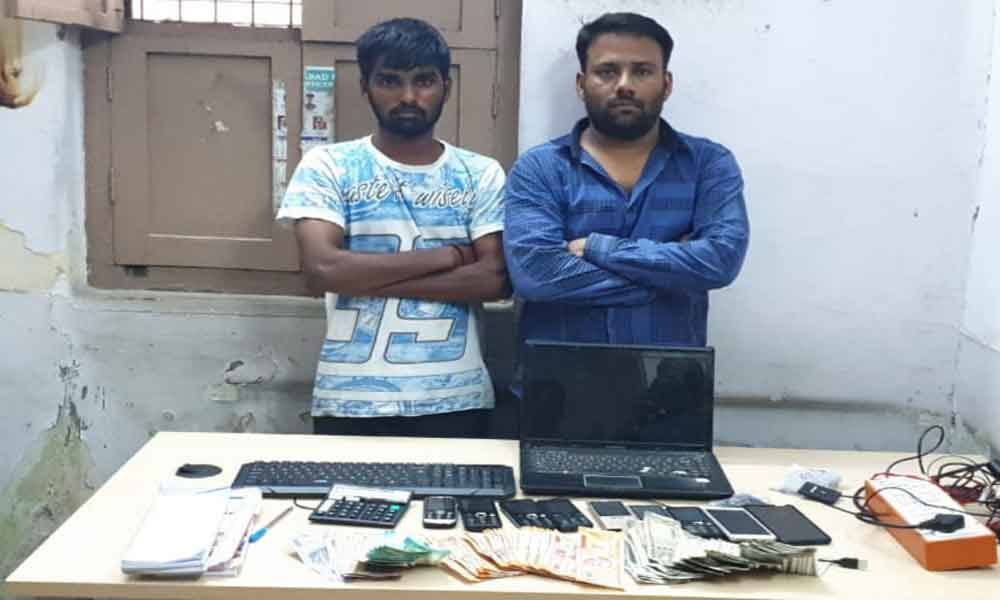 Cricket betting gang busted, two held