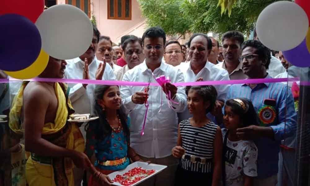 MLA KP Vivekananda inaugurates club house