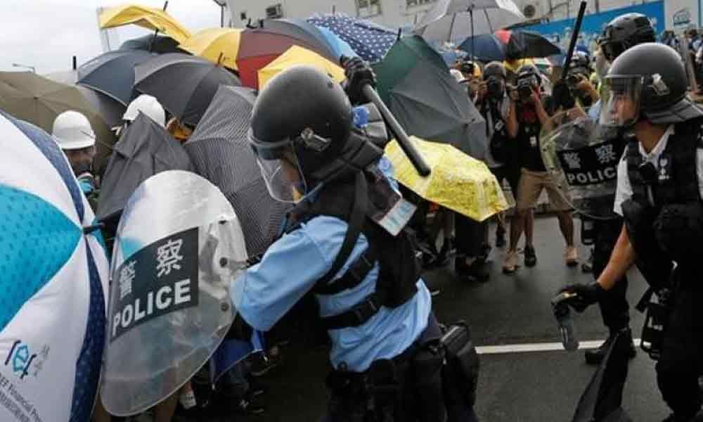 Hong Kong protests: Early clashes witnessed between police and demonstrators