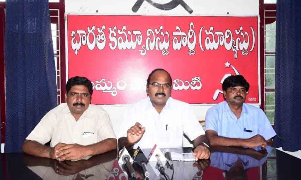 CPM accuses government of putting podu land issue on backburner