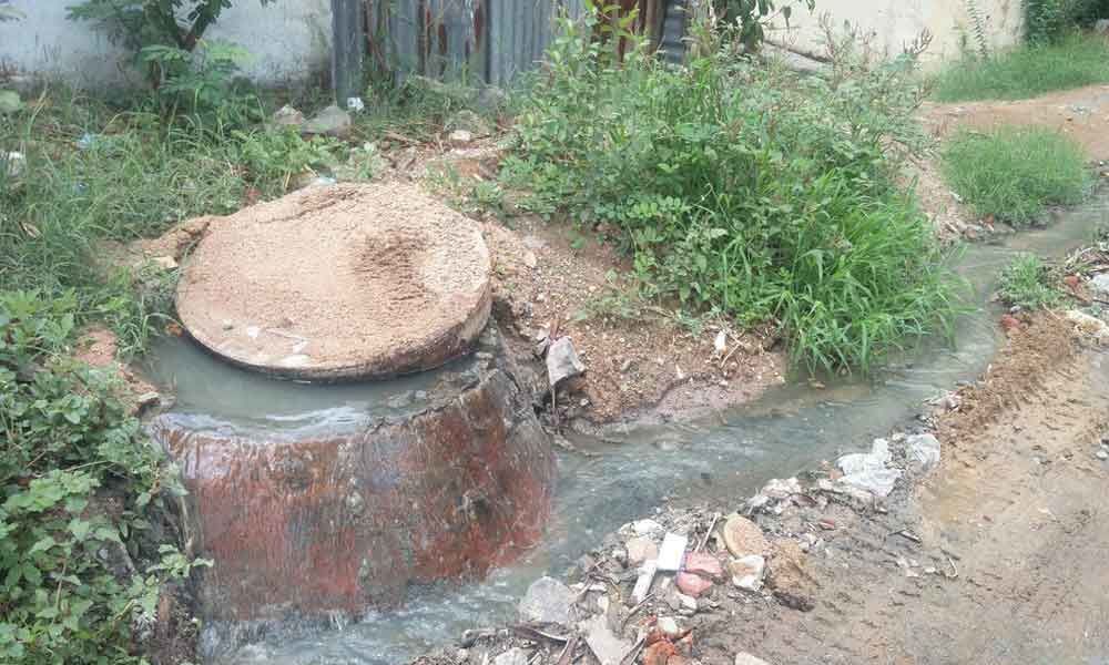 Locals raise stink over drainage overflow