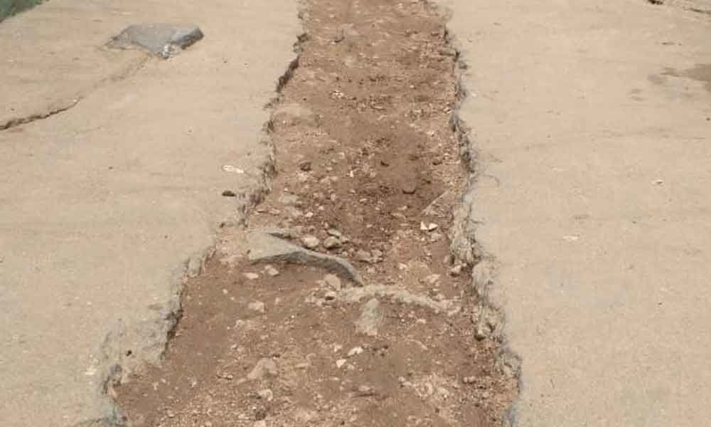 Locals fume over incomplete road works