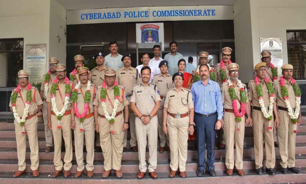 12 retired policemen felicitated