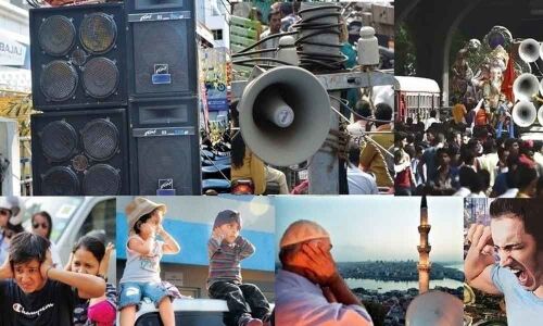 Noise pollution above permissible limits in city